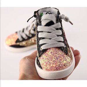 GGDB inspired high top sneakers with zip